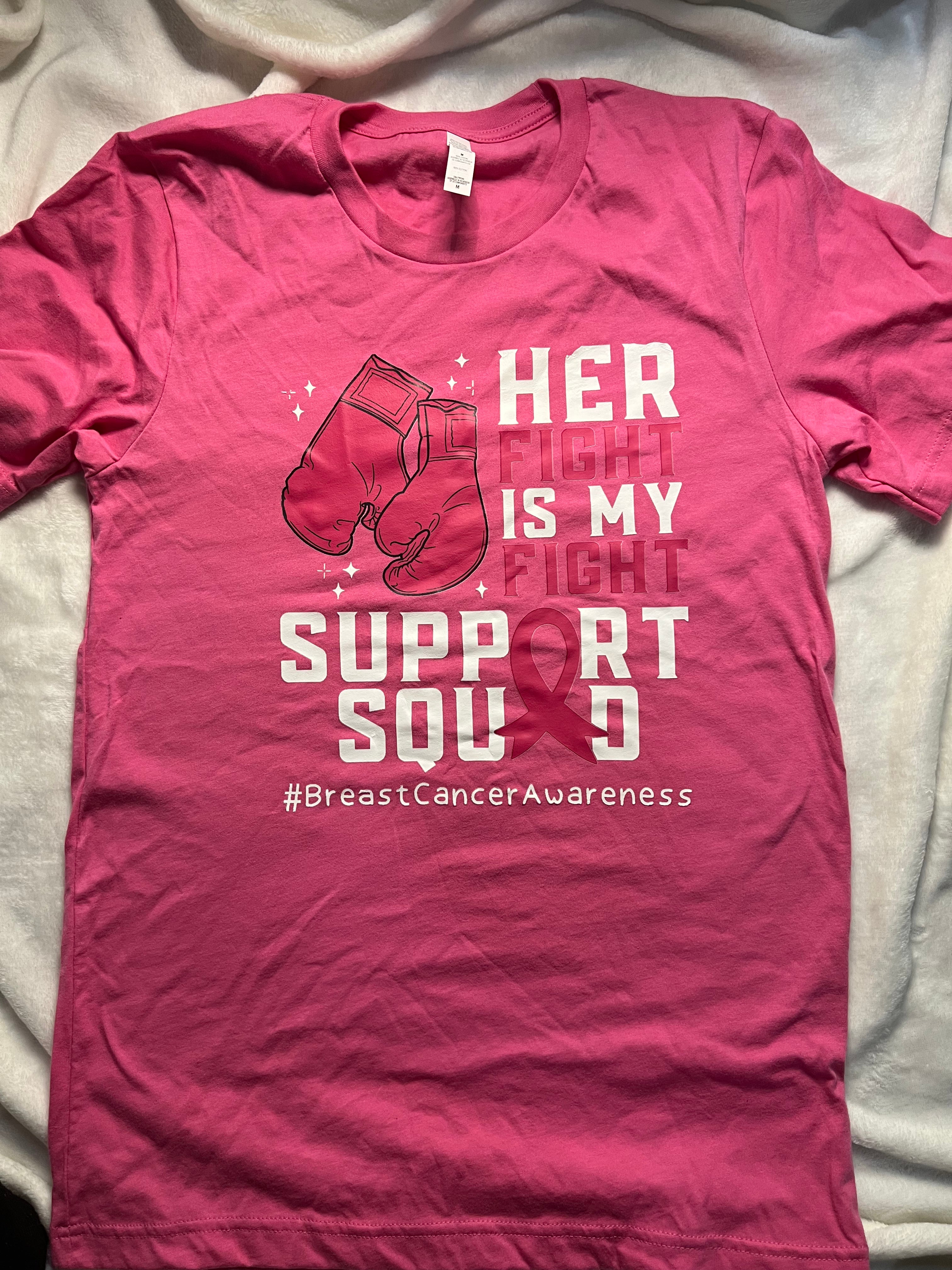 Breast Cancer support squad T-shirt