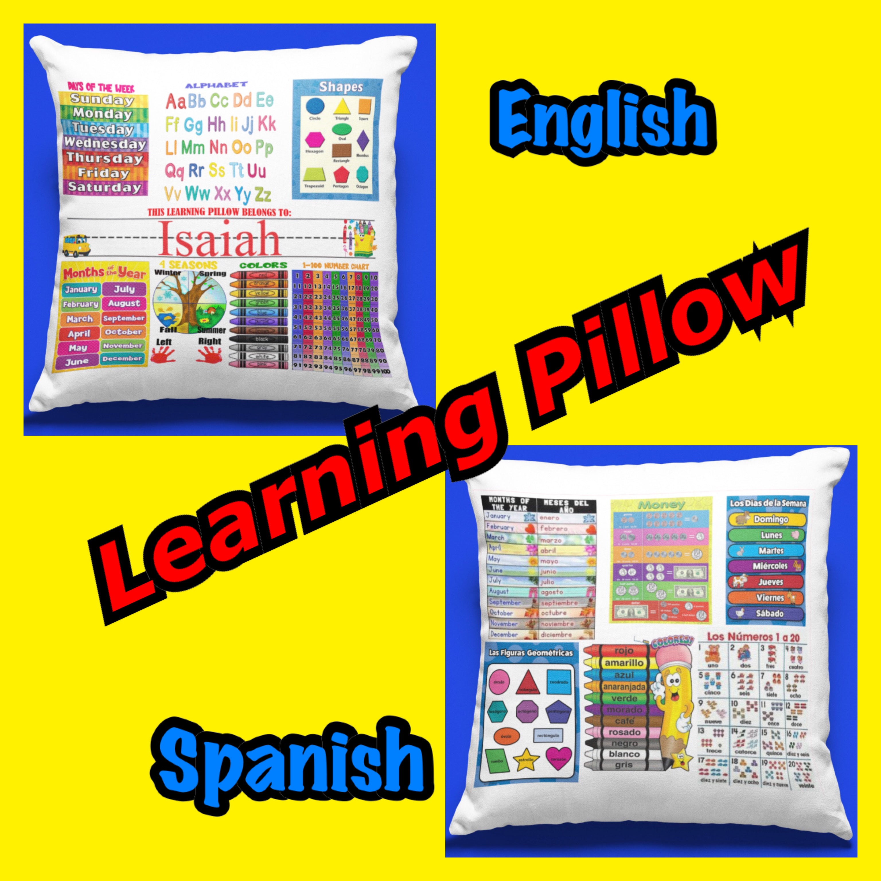 Learning Pillow - English/Spanish