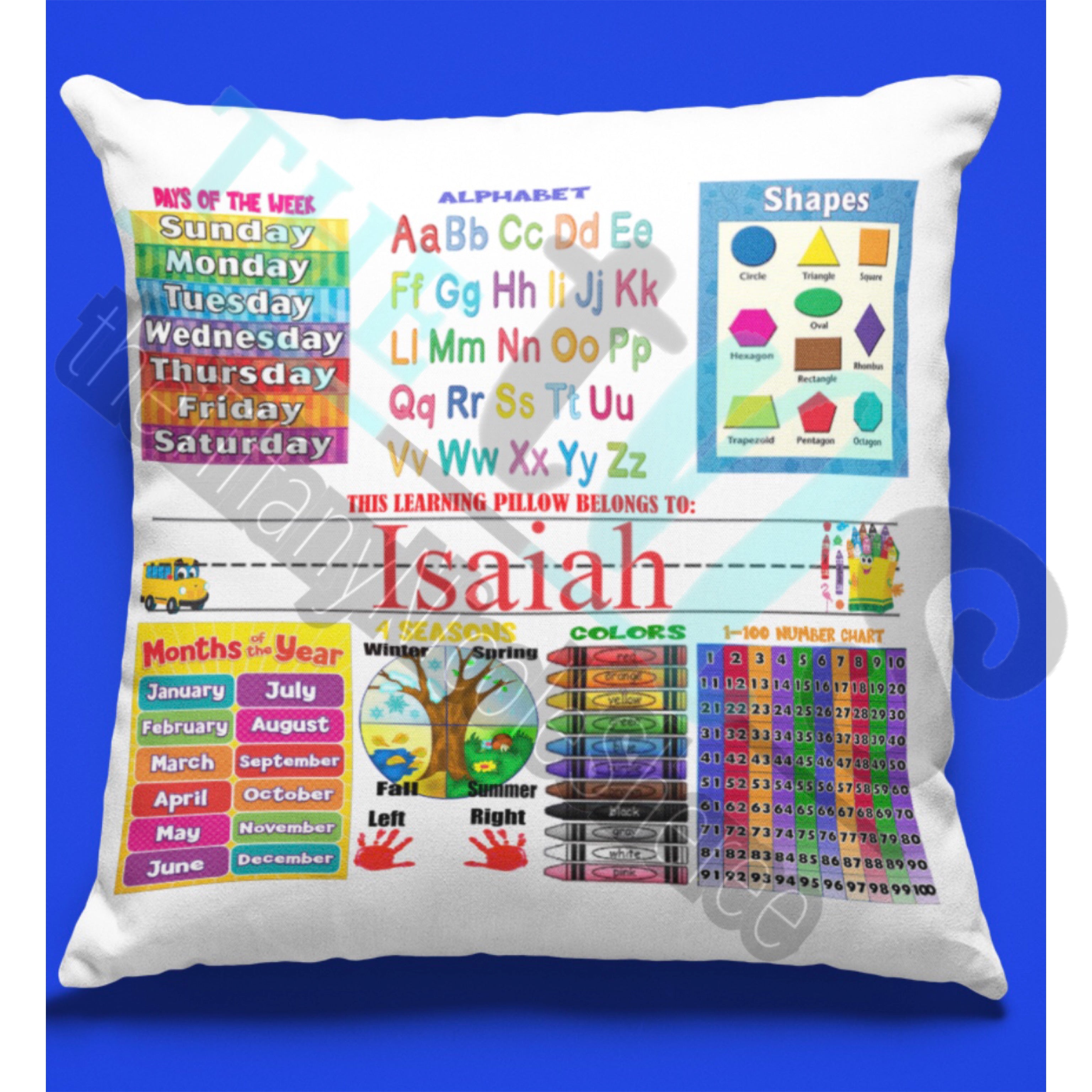 Learning Pillow - English/Spanish